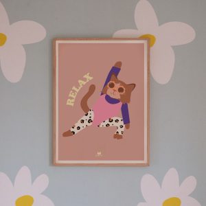 Affiche “Chat aérobic”